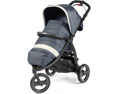 Коляска прогулянкова Peg Perego Book Cross Luxe Mirage (сіро-синя)