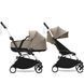 Коляска універсальна 2 в 1 Stokke&reg; YOYO&sup3; з люлькою Bassinet Taupe/White