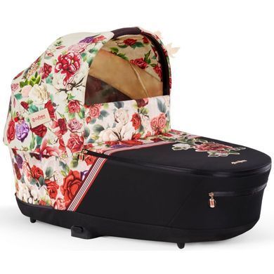 Коляска універсальна 2 в 1 Cybex Priam 2022 Spring Blossomi Light/Rose Gold