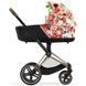 Коляска універсальна 2 в 1 Cybex Priam 2022 Spring Blossomi Light/Rose Gold