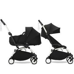 Коляска универсальная 2 в 1 Stokke&reg; YOYO&sup3; з люлькою Bassinet Black/White