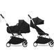 Коляска універсальна 2 в 1 Stokke&reg; YOYO&sup3; з люлькою Bassinet Black/White