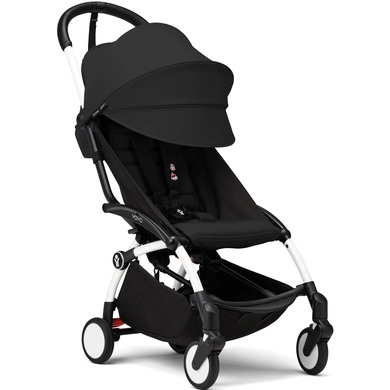 Коляска універсальна 2 в 1 Stokke&reg; YOYO&sup3; з люлькою Bassinet Toffee/White