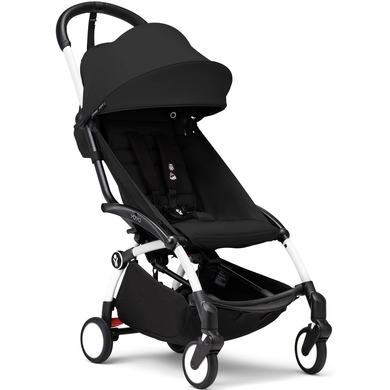 Коляска універсальна 2 в 1 Stokke&reg; YOYO&sup3; з люлькою Bassinet Toffee/White
