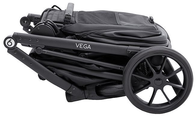 Коляска универсальная 2 в 1 Bair Vega ECO VE-12 черный
