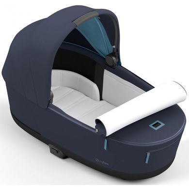 Коляска універсальна 2 в 1 Cybex Priam Lux R 2022 Nautical Blue / Chrome Black