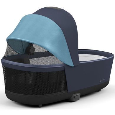 Коляска універсальна 2 в 1 Cybex Priam Lux R 2022 Nautical Blue / Chrome Black