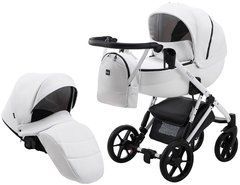 Коляска 2 в 1 Bair Next White ECO 65 белый