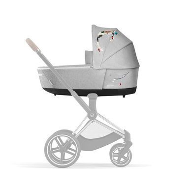 Коляска універсальна 2 в 1 Cybex Priam 2022 Lux Koi mid grey / Chrome