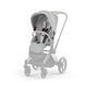 Коляска універсальна 2 в 1 Cybex Priam 2022 Lux Koi mid grey / Chrome