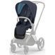 Чохол тканинний для прогулянкового блоку Cybex Priam 2022 Nautical Blue