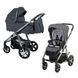 Коляска универсальная 2 в 1 Baby Design Husky XL 217 Graphite
