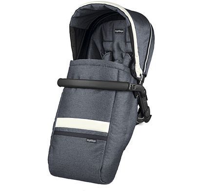 Коляска универсальная 2 в 1 Peg Perego Book Plus S Luxe Mirage, серо-синяя
