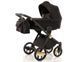 Коляска універсальна 2 в 1 Invictus V-Print (05) Black/Golden wheels