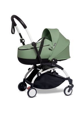 Коляска універсальна 2 в 1 BABYZEN YOYO&sup2; з люлькою Bassinet Peppermint / White