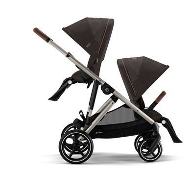 Коляска универсальная 2 в 1 для двойни Cybex Gazelle S Chocolate Brown