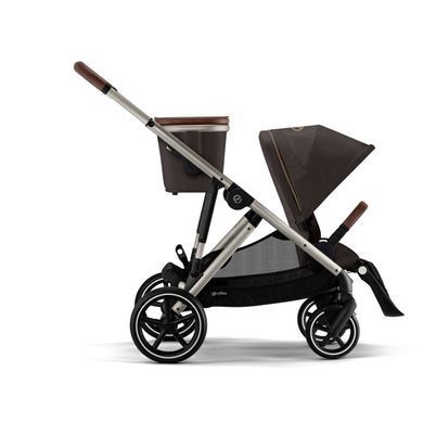 Коляска универсальная 2 в 1 для двойни Cybex Gazelle S Chocolate Brown