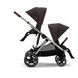 Коляска универсальная 2 в 1 для двойни Cybex Gazelle S Chocolate Brown