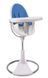 Стільчик для годування Bloom Fresko White+вкладиш riviera blue