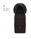 Зимовий конверт Bair Arctic dark сhocolate