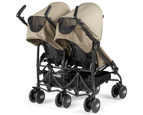 Коляска прогулянкова Peg Perego Pliko Mini Twin Class Beige (бежева)