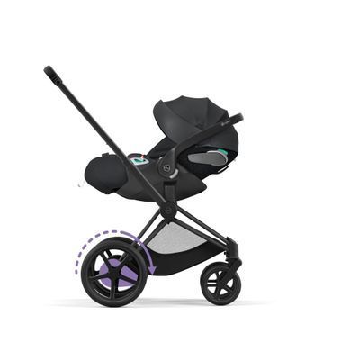 Шасси и каркас прогулочного сидения Cybex ePriam 4.0 Matt Black