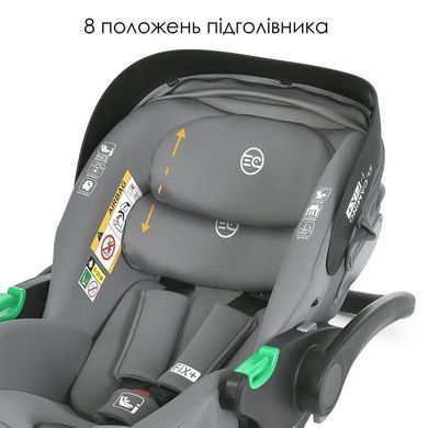 Автокресло El Camino i-FIX+ ME 1110 Simply Gray