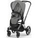 Коляска прогулочная Cybex Priam Lux R 2022 Soho Grey / Chrome Black