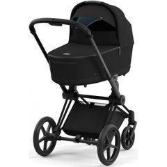 Коляска универсальная 2 в 1 Cybex Priam Lux R Deep Black / Matt Black