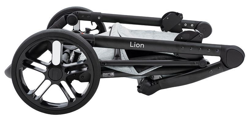 Коляска универсальная 2 в 1 Bair Lion BL-01 светло-серый