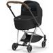 Коляска универсальная 2 в 1 Cybex Mios Lux R 2022 Deep Black / Chrome Brown