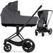 Коляска універсальна 2 в 1 Cybex Priam 2022 Simply Flowers Grey/Matt Black