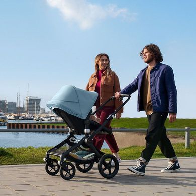 Коляска універсальна 2 в 1 Bugaboo Fox2 Mineral Alu/Light Grey
