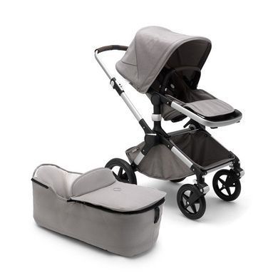 Коляска універсальна 2 в 1 Bugaboo Fox2 Mineral Alu/Light Grey