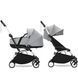 Коляска універсальна 2 в 1 Stokke&reg; YOYO&sup3; з люлькою Bassinet Stone/White
