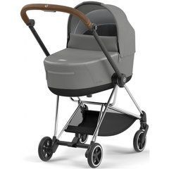 Коляска универсальная 2 в 1 Cybex Mios Lux R 2022 Soho Grey / Chrome Brown