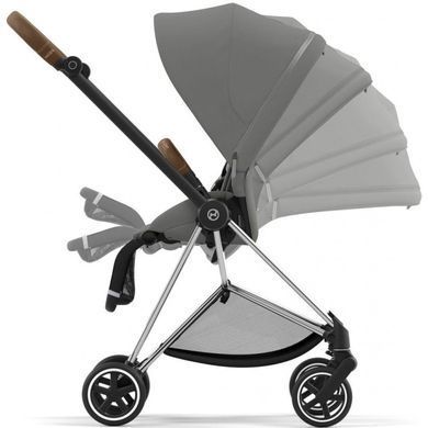 Коляска универсальная 2 в 1 Cybex Mios Lux R 2022 Soho Grey / Chrome Brown