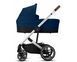 Коляска универсальная 2 в 1 Cybex Balios S Lux SLV Navy Blue