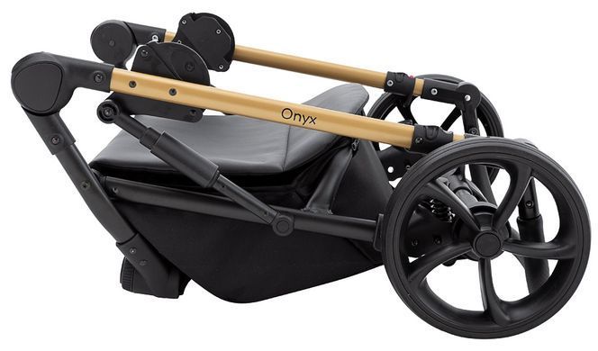 Коляска универсальная 2 в 1 Bair Onyx ECO OE-01 чорний