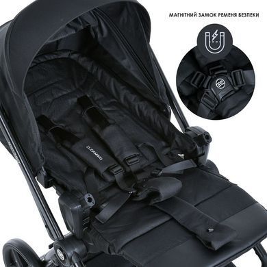 Коляска прогулянкова El Camino SPIN 360 ME 1138 Black