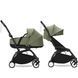 Коляска універсальна 2 в 1 Stokke&reg; YOYO&sup3; з люлькою Bassinet Olive/Black