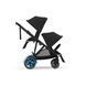 Коляска прогулянкова для двійні Cybex eGazelle S BLK Moon Black