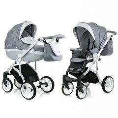 Коляска универсальная 2 в 1 Mioobaby Zооm Urban Grey/White