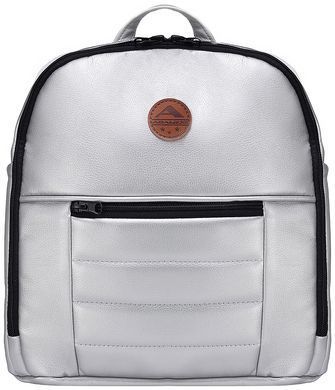 Коляска 2 в 1 Adamex Amelia ECO SM-13 серебро (перламутр)